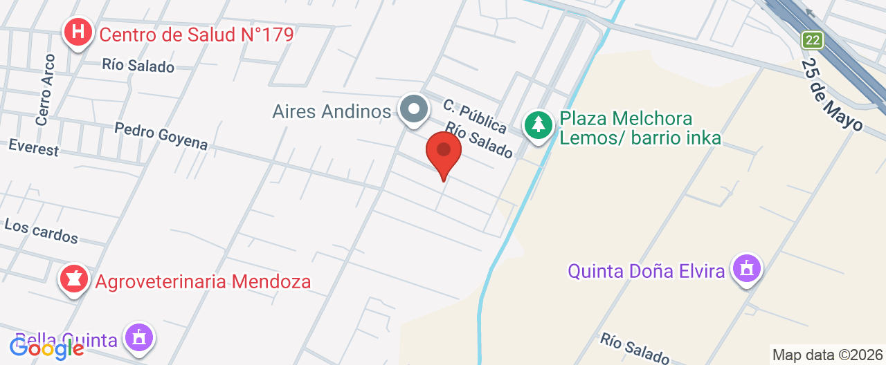 Mapa de la ubicación