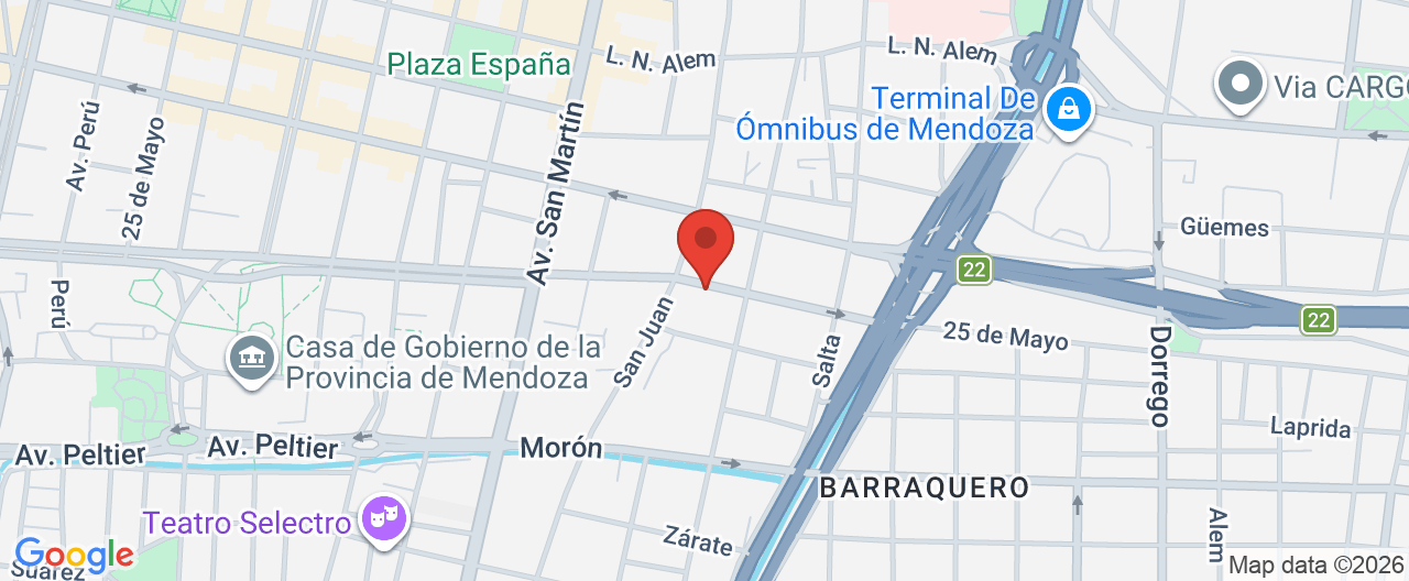 Mapa de la ubicación