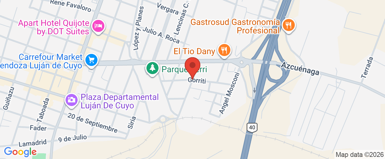Mapa de la ubicación