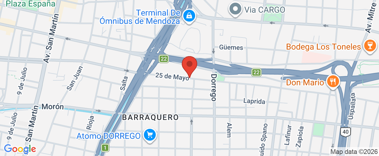 Mapa de la ubicación
