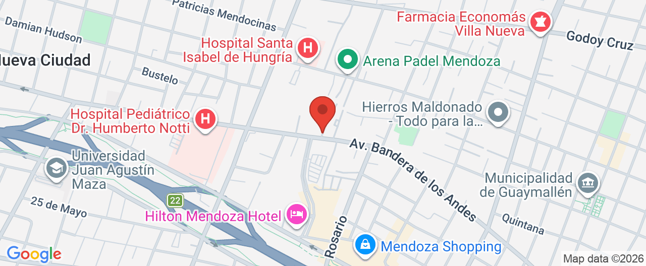 Mapa de la ubicación