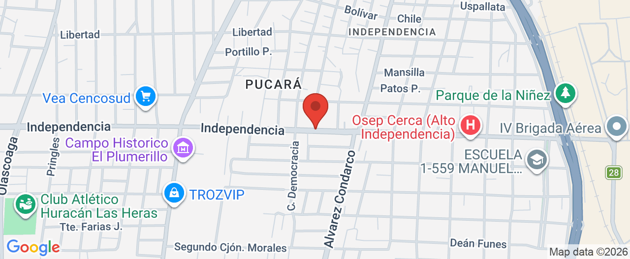 Mapa de la ubicación