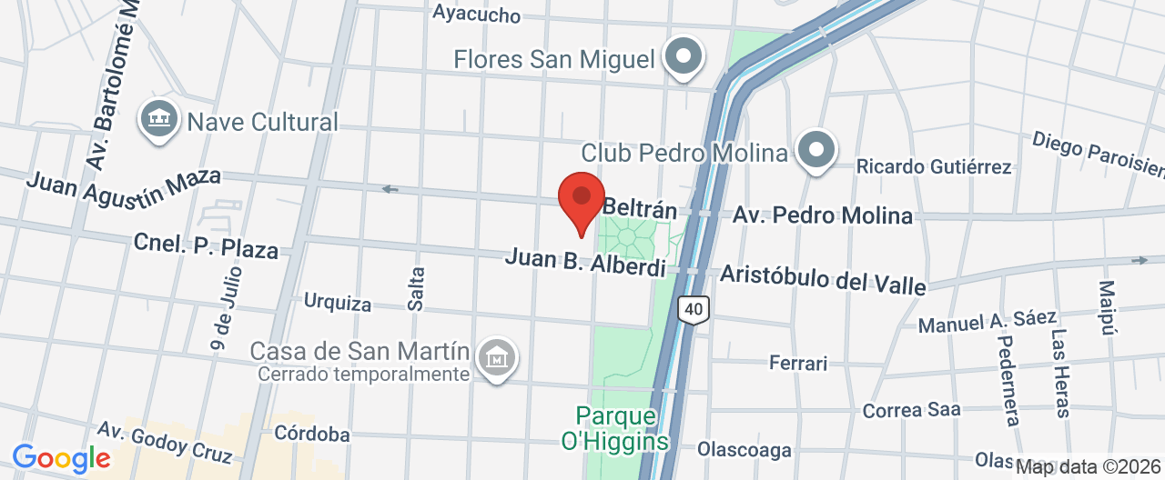 Mapa de la ubicación