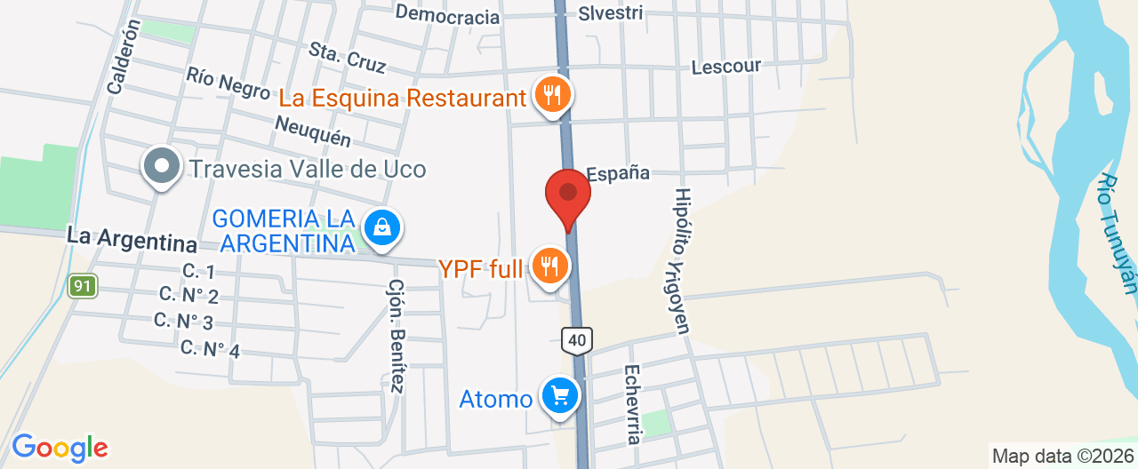 Mapa de la ubicación