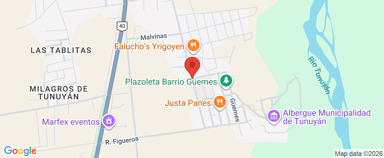 Mapa de la ubicación