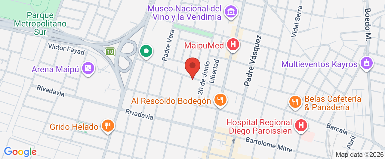 Mapa de la ubicación