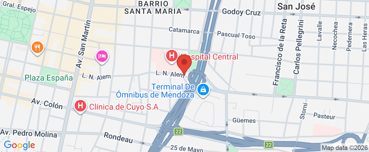 Mapa de la ubicación