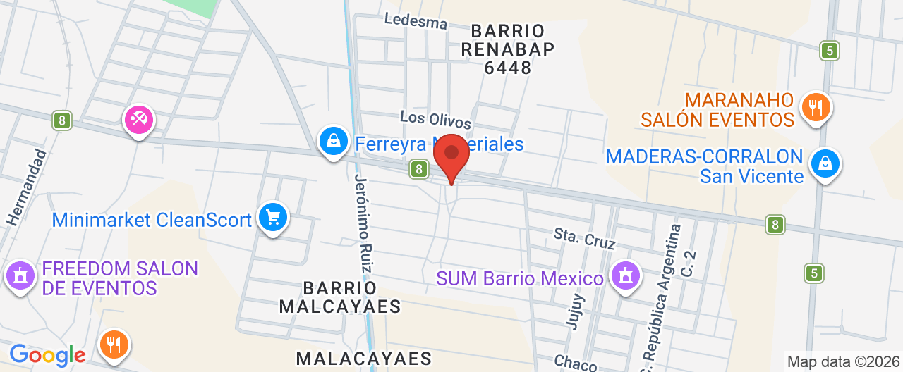 Mapa de la ubicación