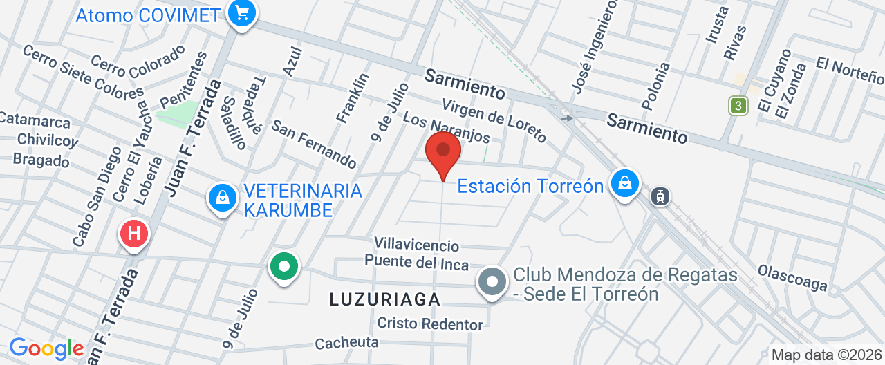 Mapa de la ubicación