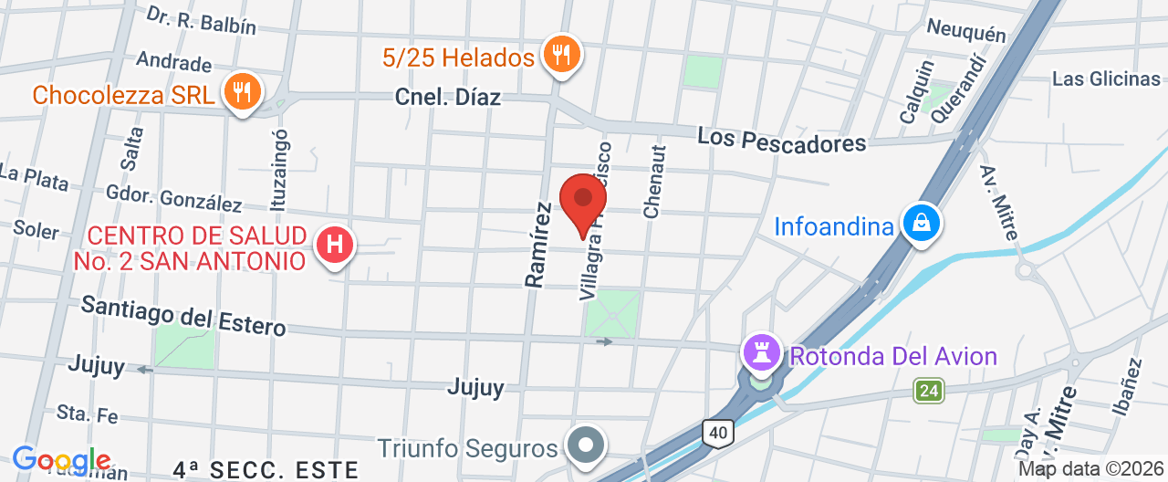 Mapa de la ubicación