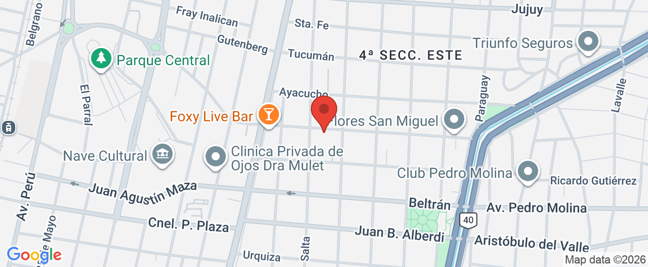 Mapa de la ubicación