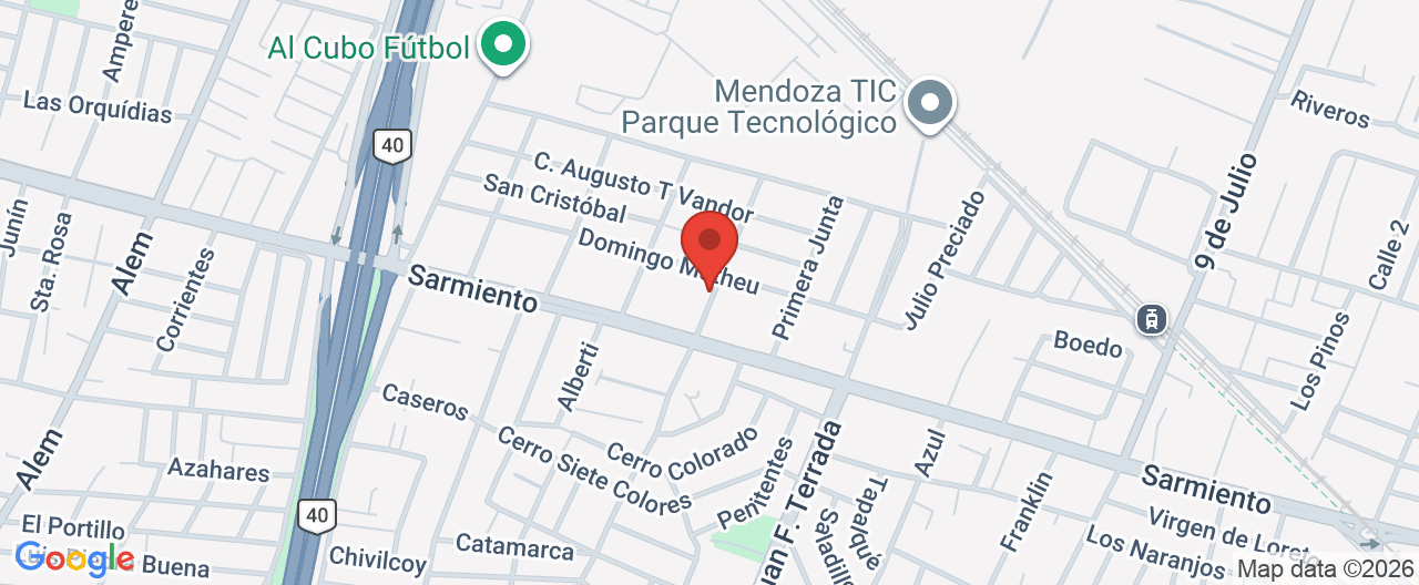 Mapa de la ubicación