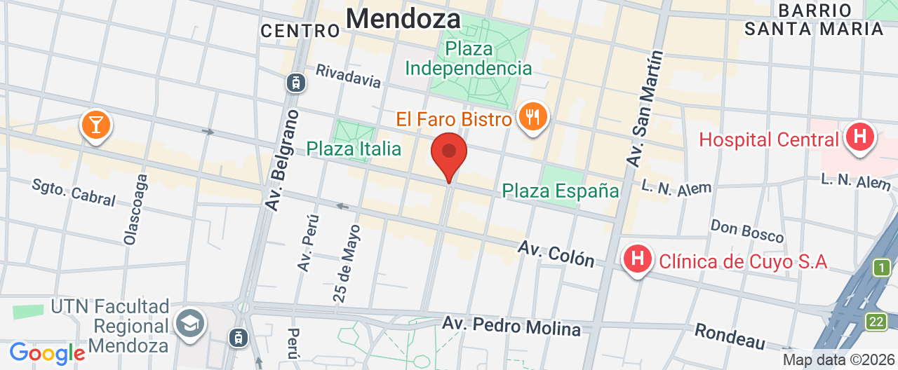Mapa de la ubicación