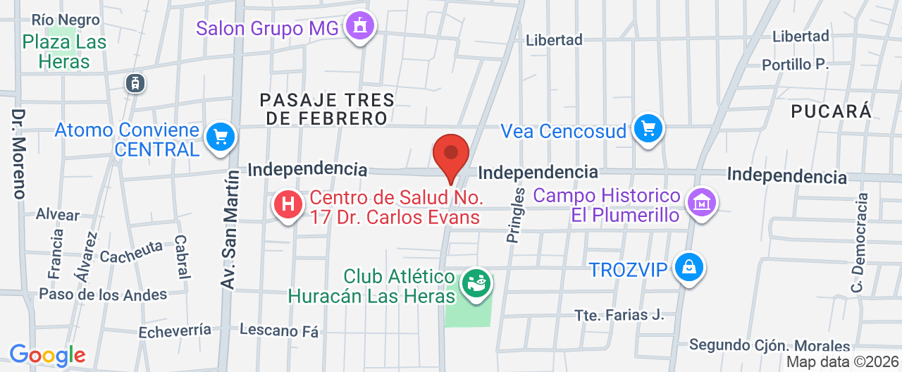 Mapa de la ubicación