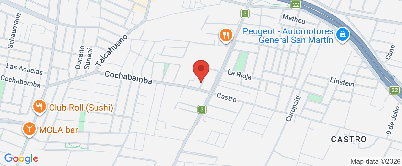 Mapa de la ubicación