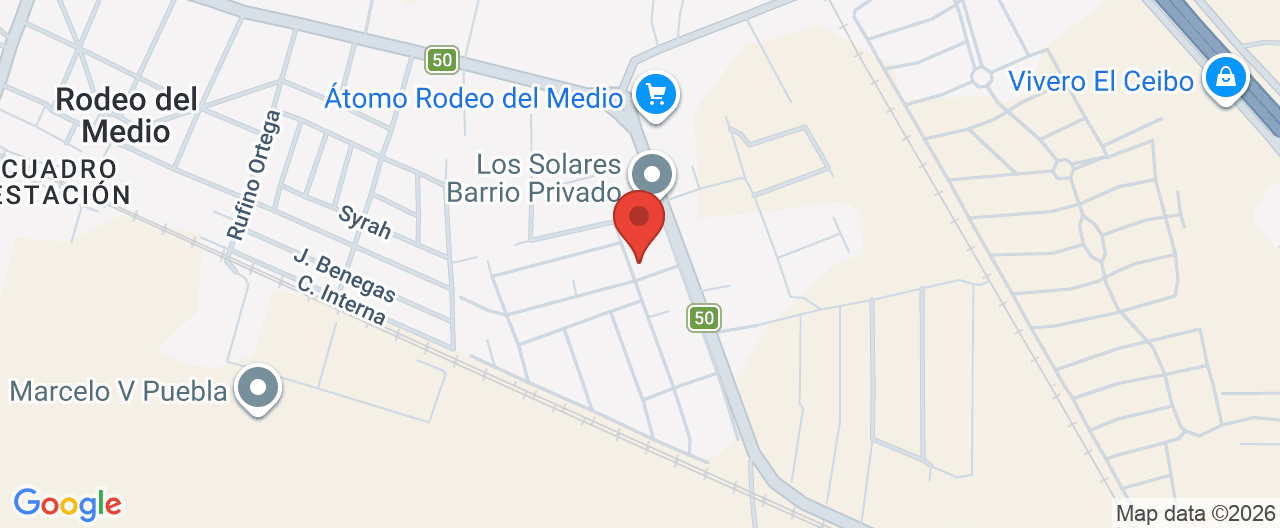 Mapa de la ubicación