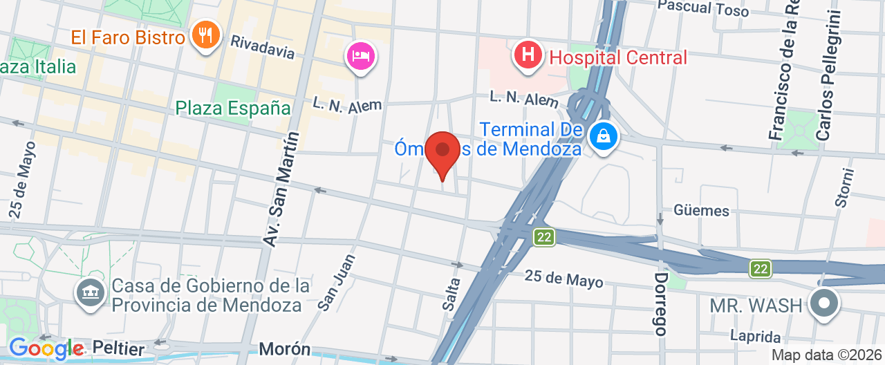 Mapa de la ubicación