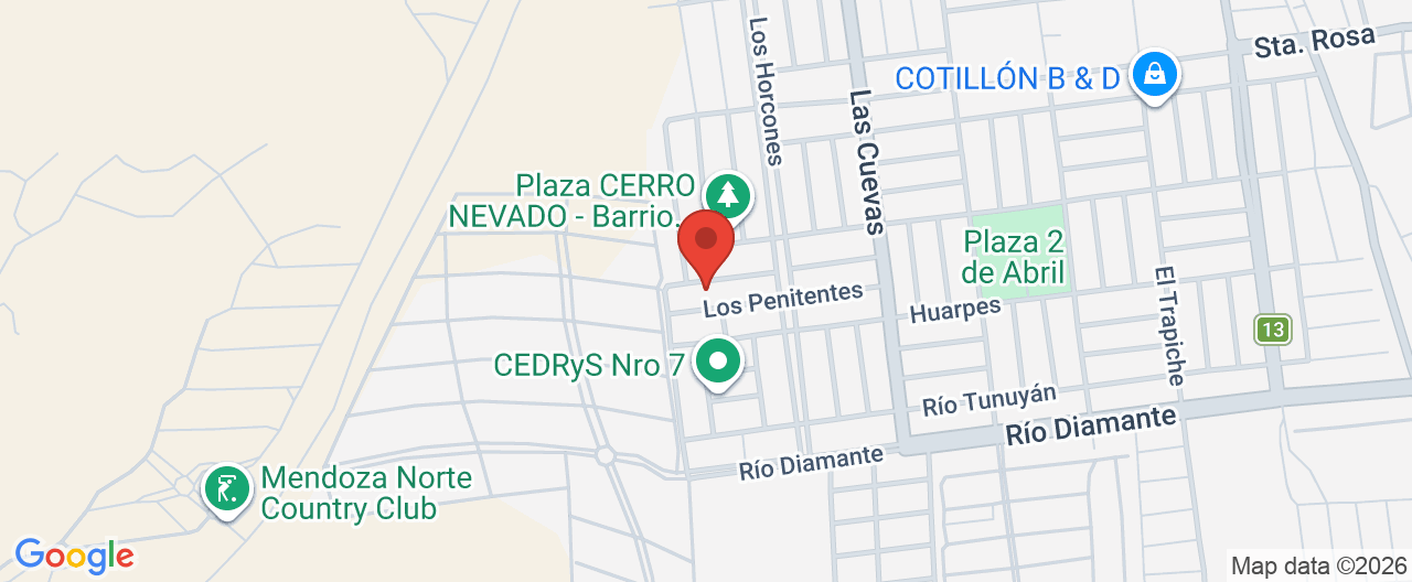 Mapa de la ubicación
