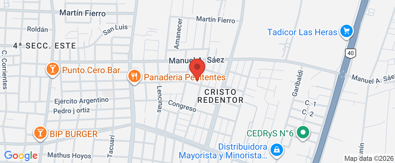 Mapa de la ubicación