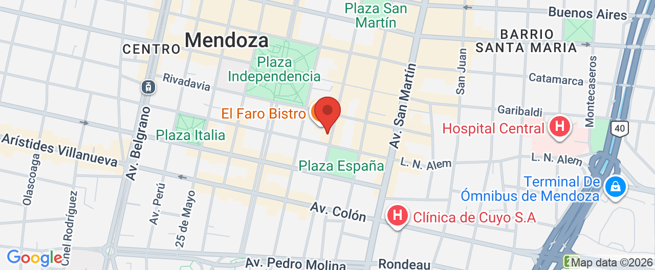 Mapa de la ubicación