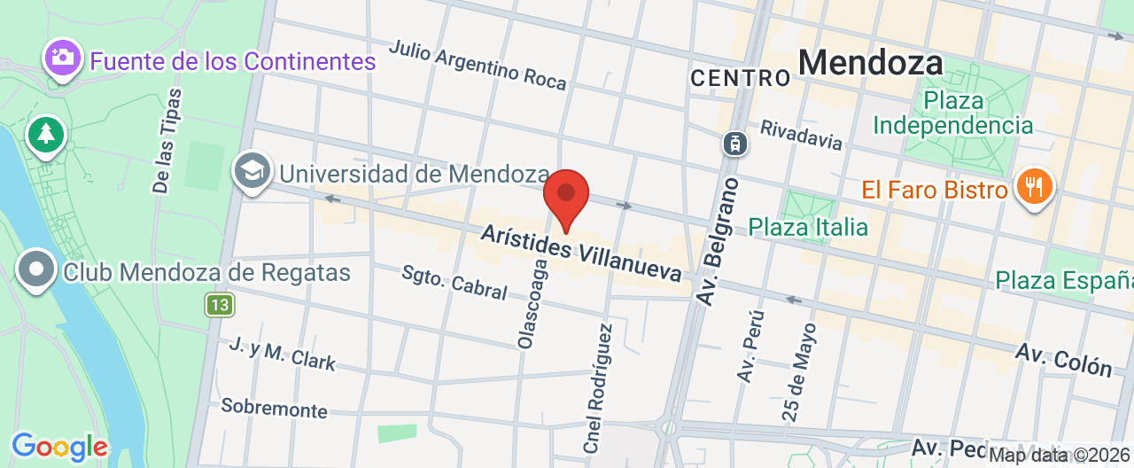 Mapa de la ubicación