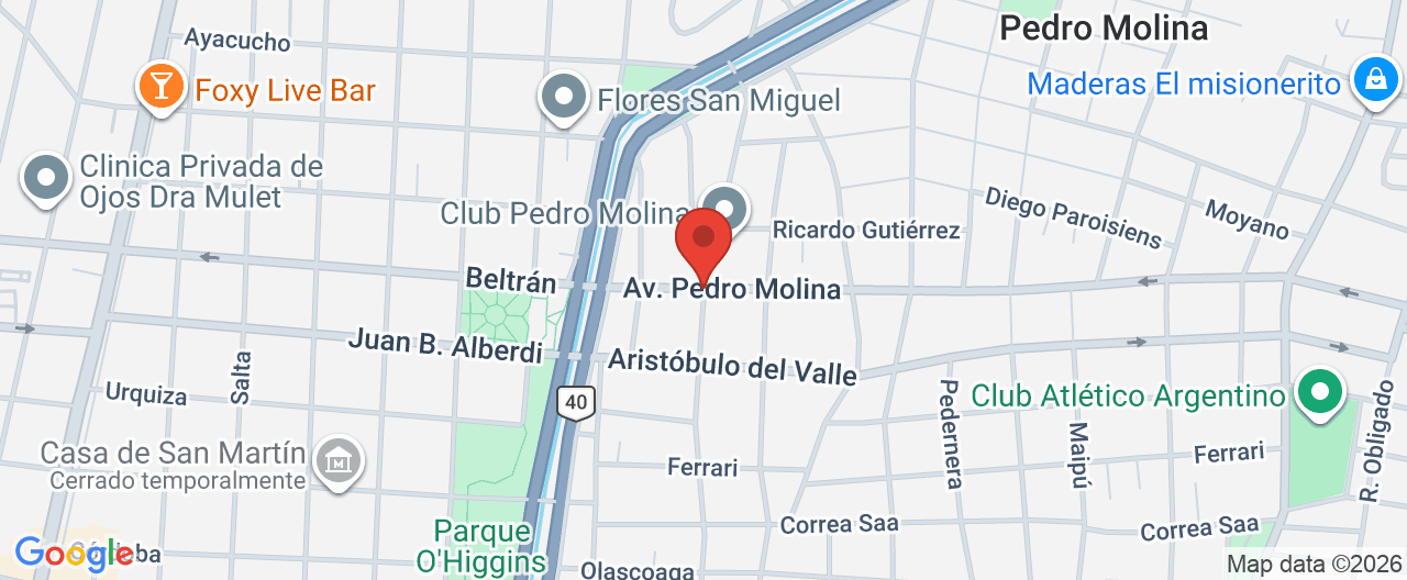 Mapa de la ubicación