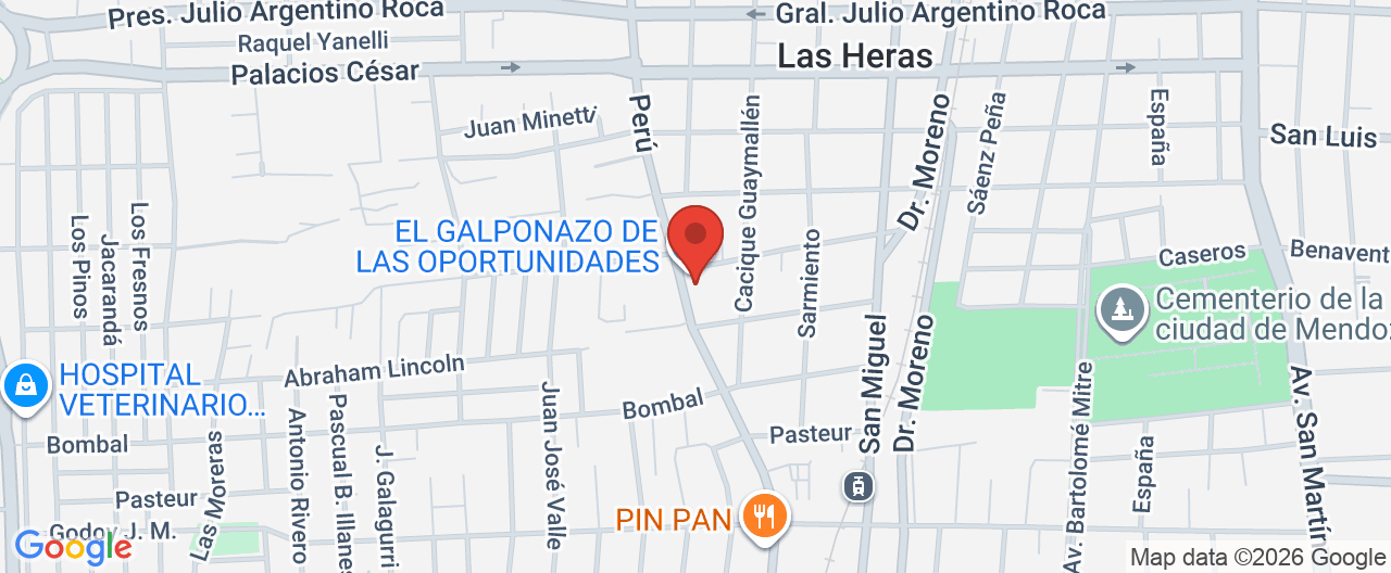 Mapa de la ubicación