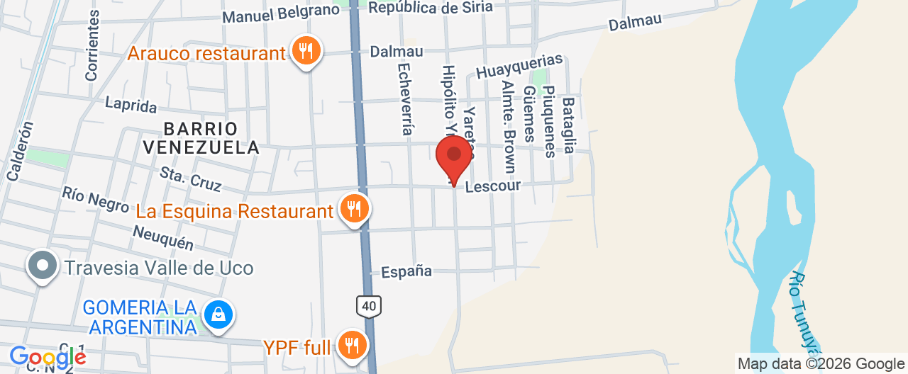 Mapa de la ubicación