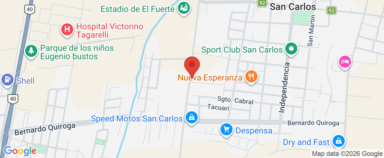 Mapa de la ubicación