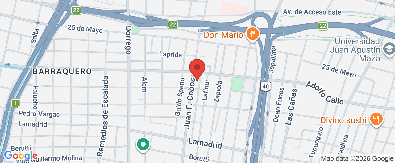 Mapa de la ubicación