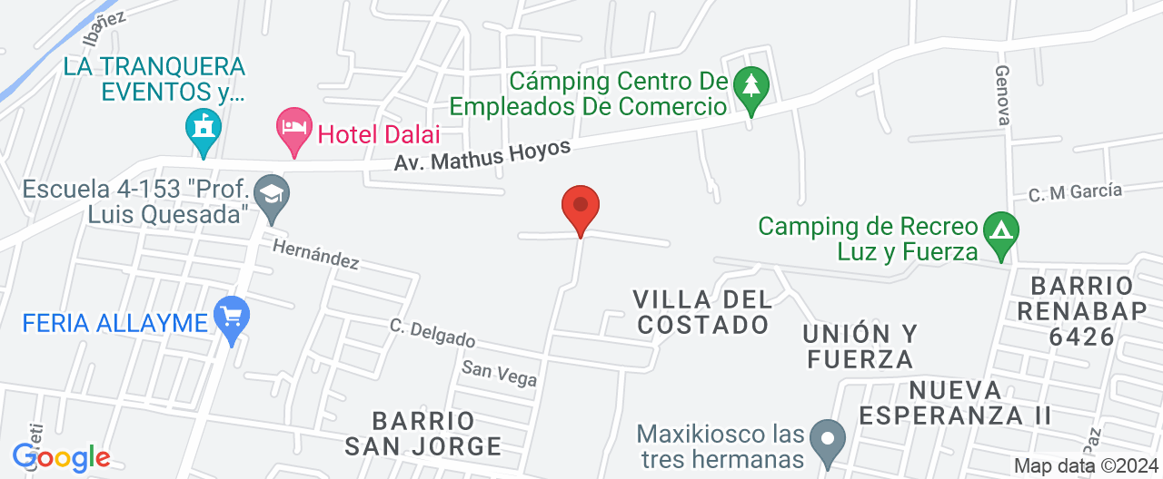 Mapa de la ubicación