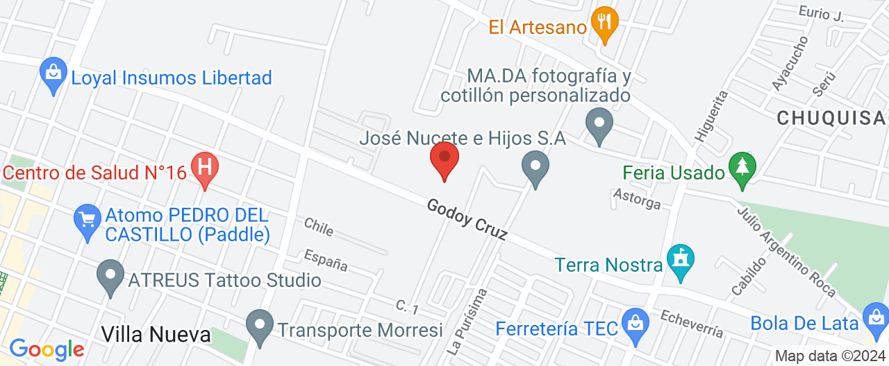 Mapa de la ubicación