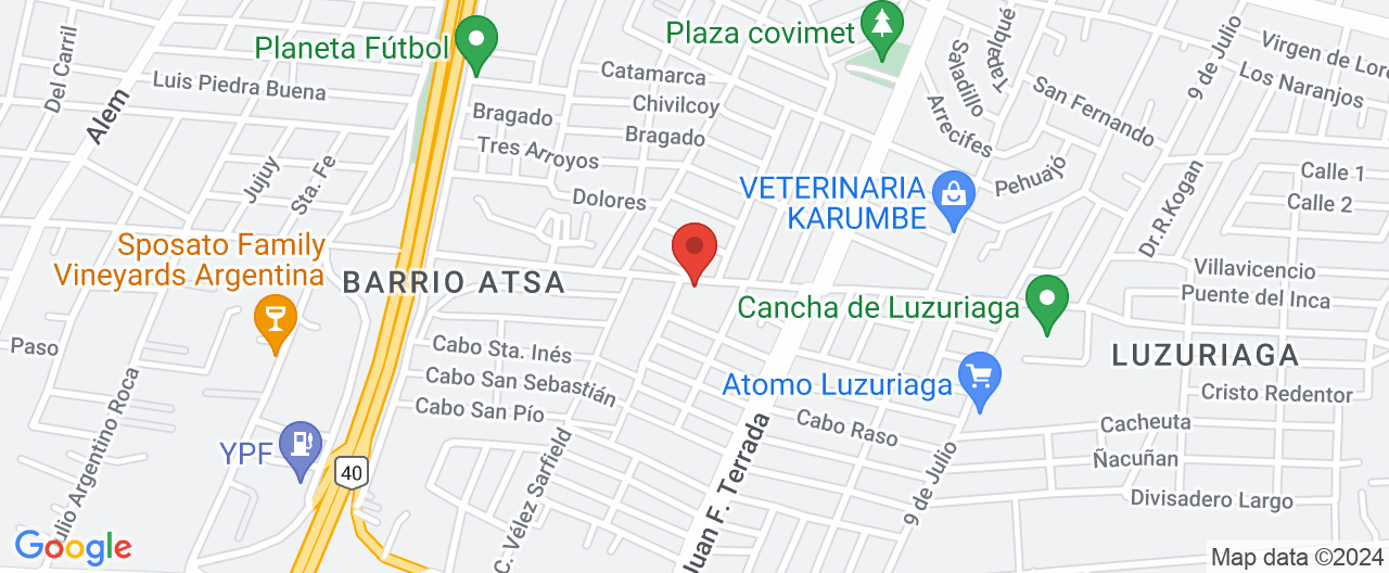 Mapa de la ubicación