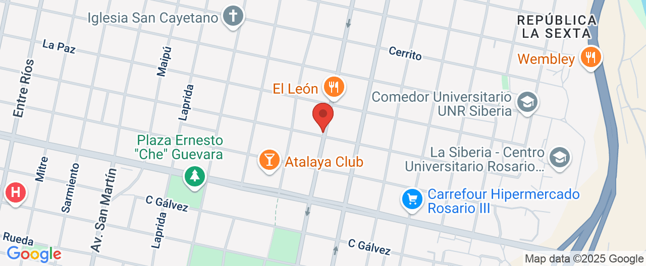 Mapa de la ubicación