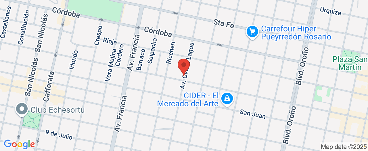 Mapa de la ubicación