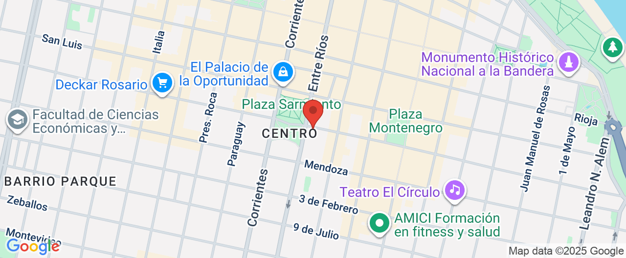 Mapa de la ubicación