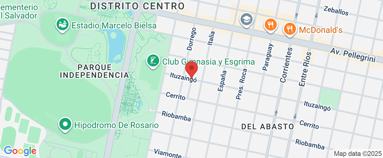 Mapa de la ubicación