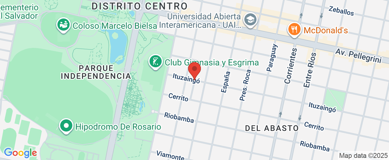Mapa de la ubicación