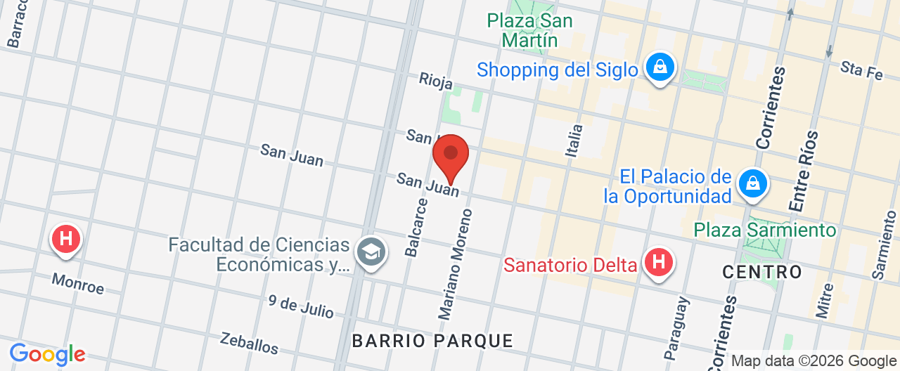 Mapa de la ubicación