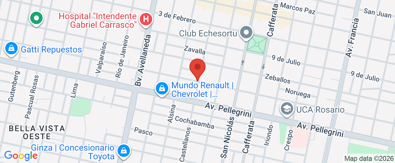 Mapa de la ubicación