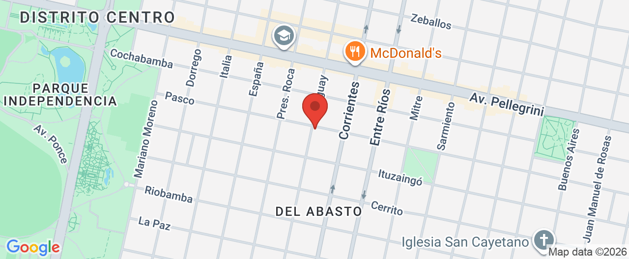 Mapa de la ubicación