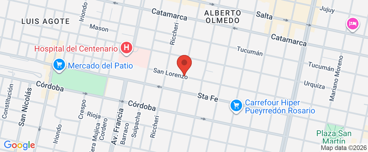 Mapa de la ubicación