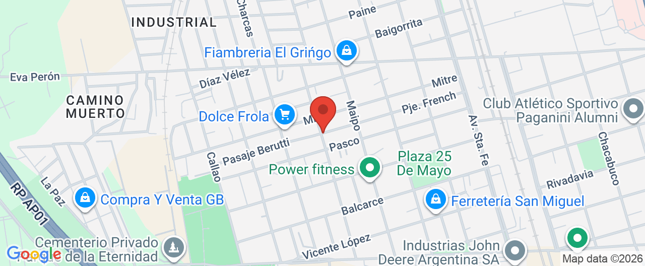 Mapa de la ubicación