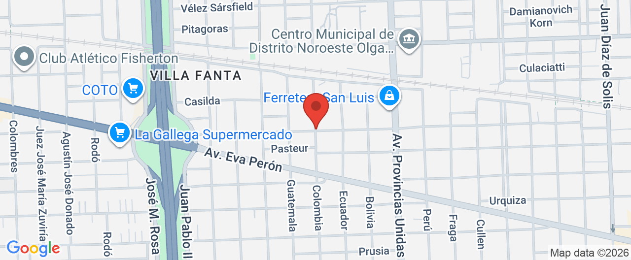 Mapa de la ubicación