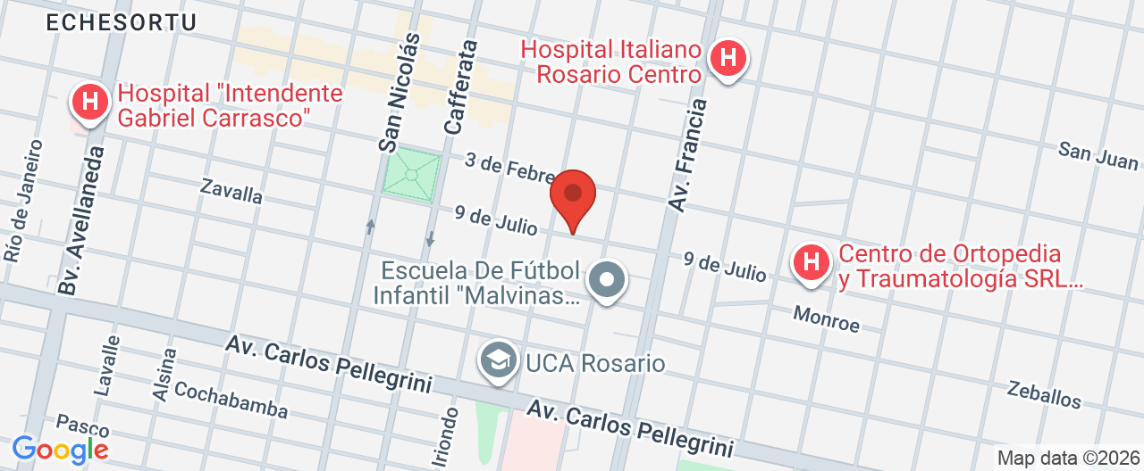Mapa de la ubicación