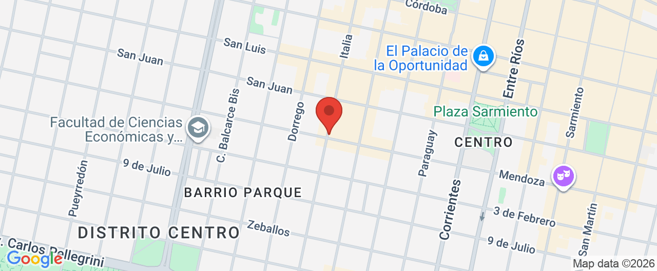Mapa de la ubicación