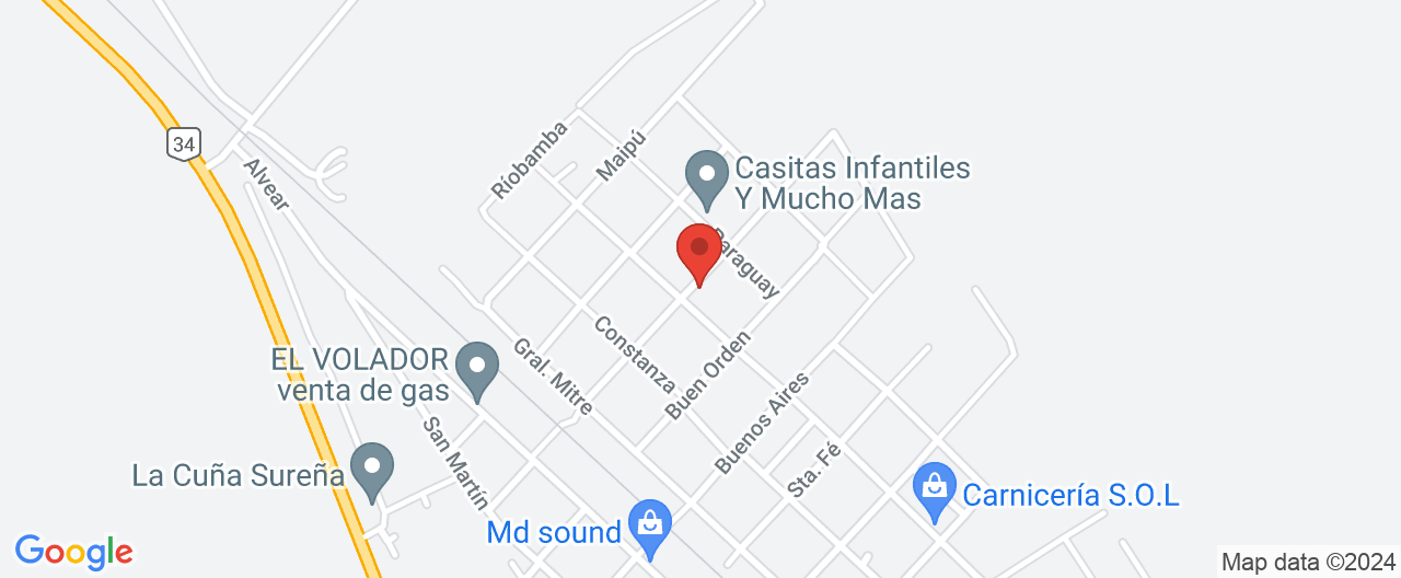 Mapa de la ubicación