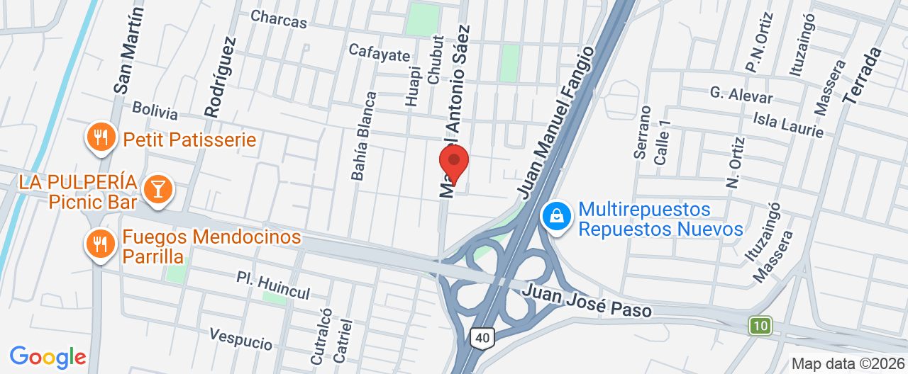 Mapa de la ubicación