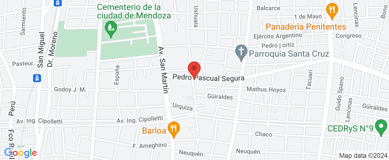 Mapa de la ubicación