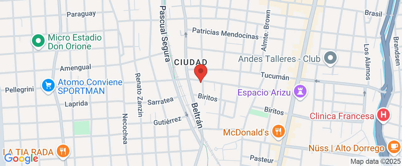 Mapa de la ubicación
